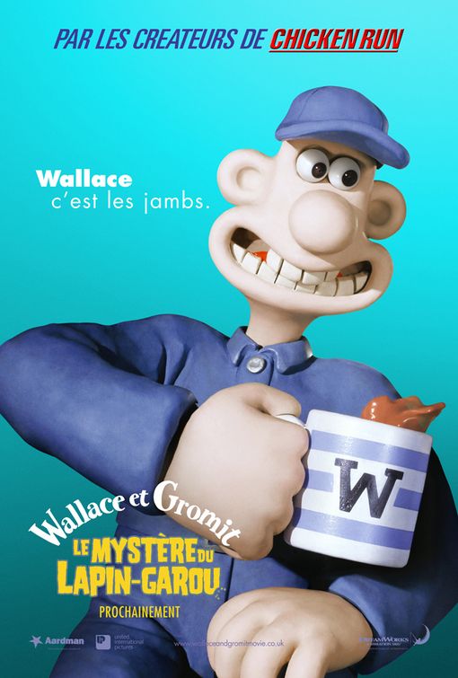 the movie poster: Wallace & Gromit in The Curse of the Were-Rabbit (2005) ver6