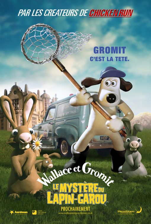 the movie poster: Wallace & Gromit in The Curse of the Were-Rabbit (2005) ver7