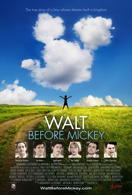 1000 piece jigsaw puzzle for the movie poster: Walt Before Mickey (2015)