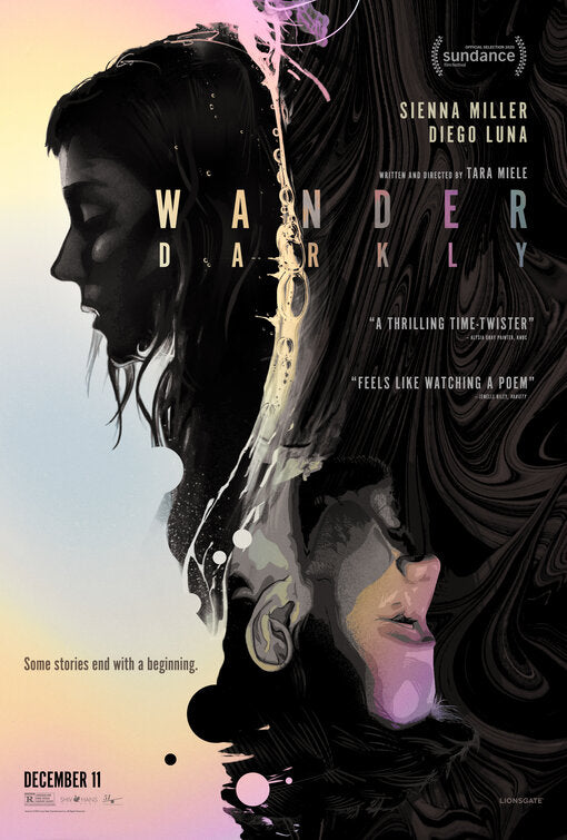 1000 piece jigsaw puzzle for the movie poster: Wander Darkly (2020)