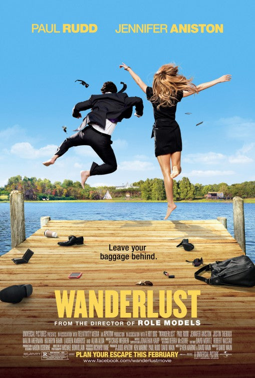 1000 piece jigsaw puzzle for the movie poster: Wanderlust (2012)