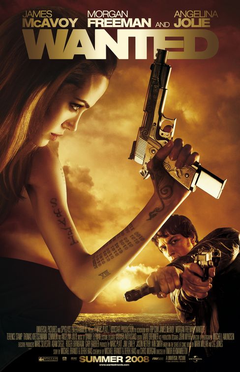 the movie poster: Wanted (2008)