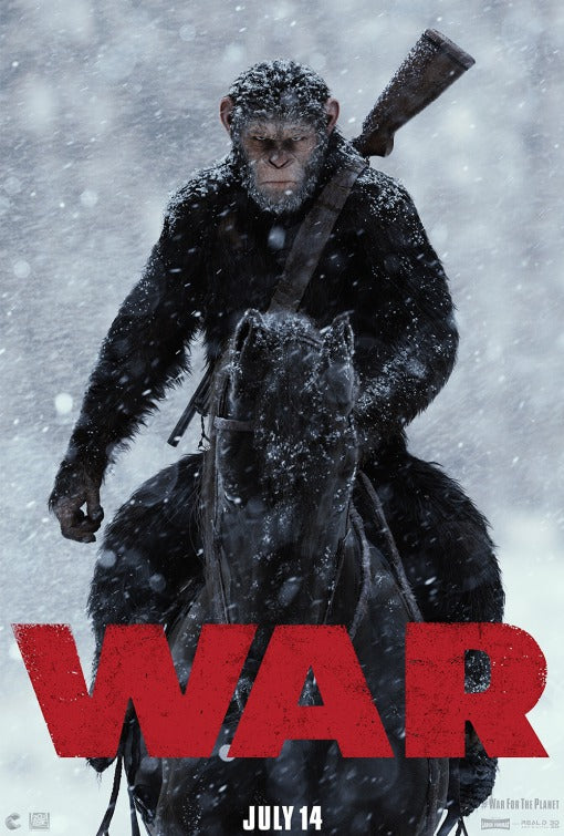 1000 piece jigsaw puzzle for the movie poster: War for the Planet of the Apes (2017)