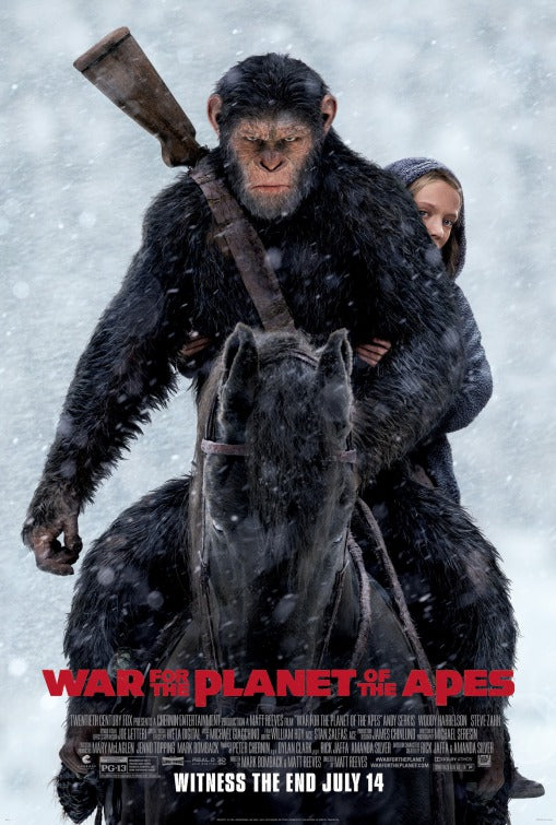 1000 piece jigsaw puzzle for the movie poster: War for the Planet of the Apes (2017) ver7
