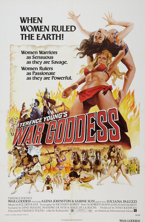 the movie poster: War Goddess (1975)