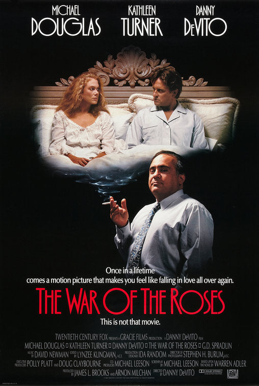 the movie poster: The War of the Roses (1989)