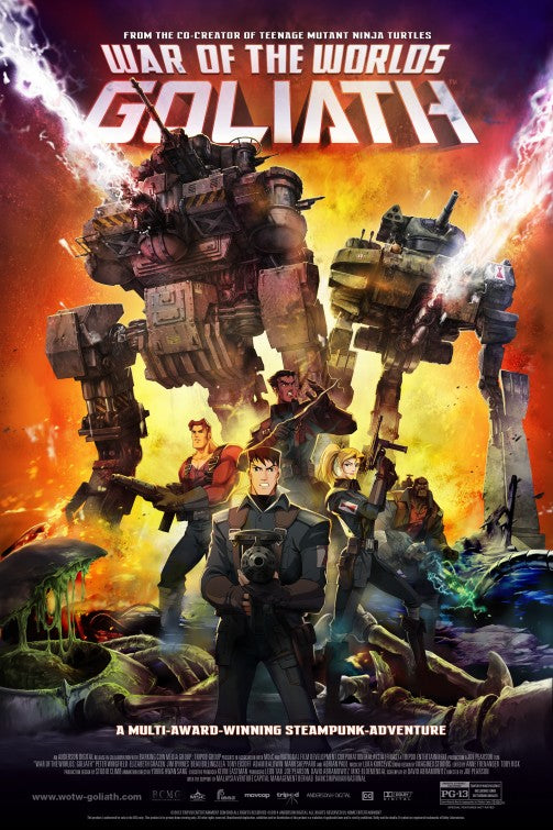 1000 piece jigsaw puzzle for the movie poster: War of the Worlds: Goliath (2014)