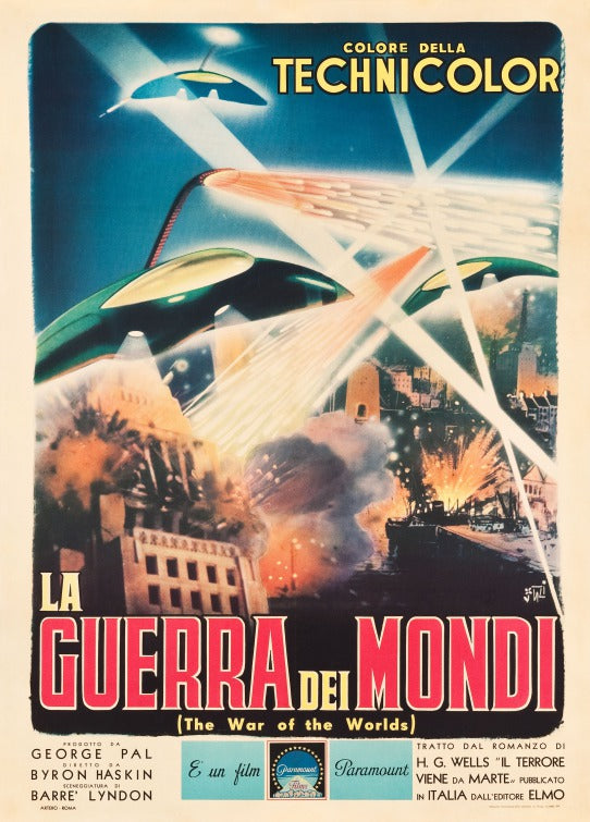 1000 piece jigsaw puzzle for the movie poster: The War of the Worlds (1953) ver6