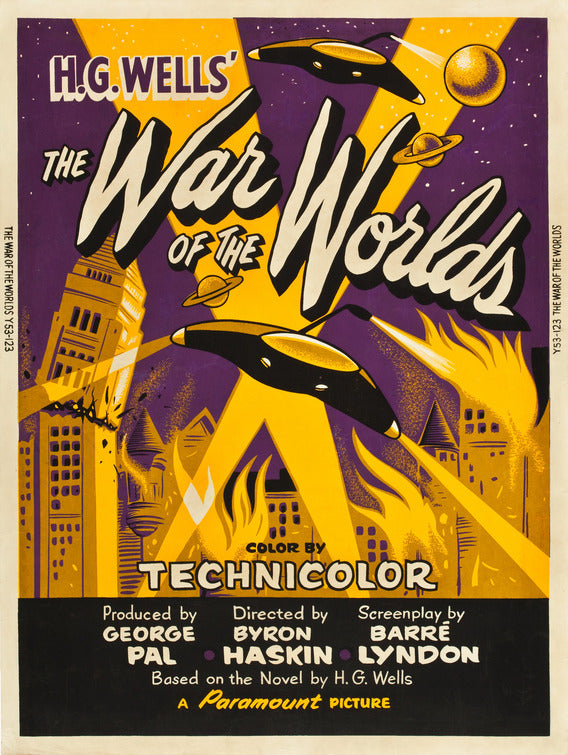 1000 piece jigsaw puzzle for the movie poster: The War of the Worlds (1953) ver7