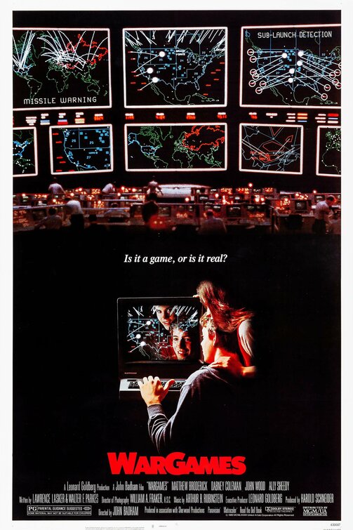 the movie poster: WarGames (1983) ver1