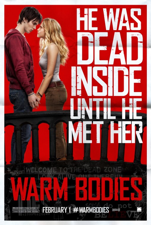 1000 piece jigsaw puzzle for the movie poster: Warm Bodies (2013) ver7