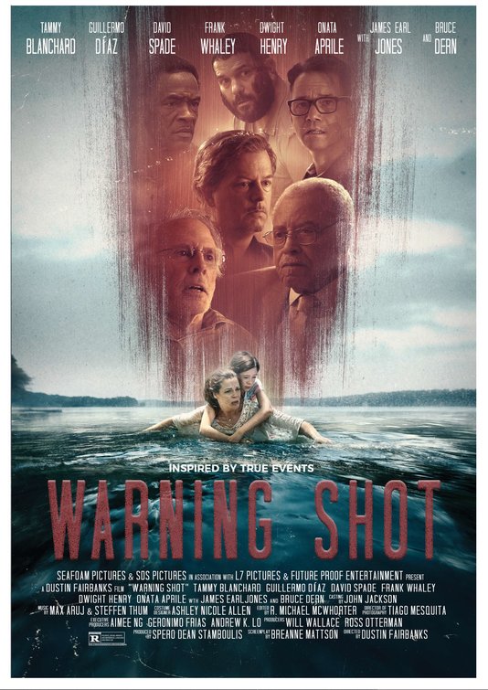 1000 piece jigsaw puzzle for the movie poster: Warning Shot (2018)