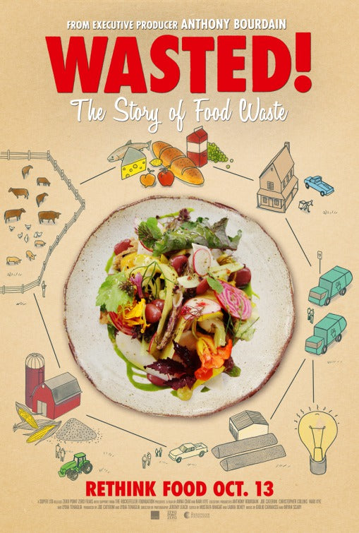 1000 piece jigsaw puzzle for the movie poster: Wasted! The Story of Food Waste (2017)