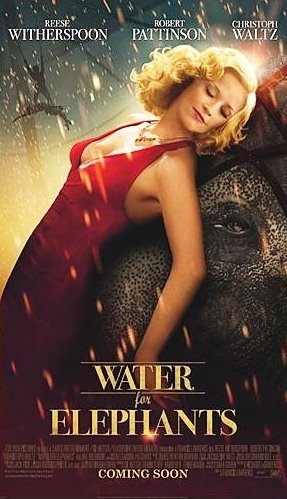 1000 piece jigsaw puzzle for the movie poster: Water for Elephants (2011) ver4