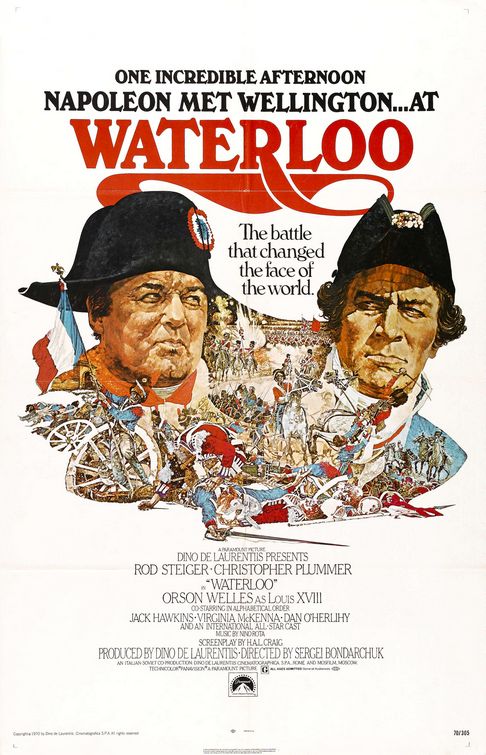 the movie poster: Waterloo (1970)