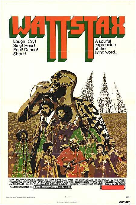 the movie poster: Wattstax (1973)