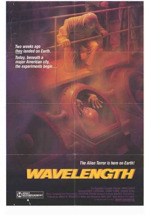 1000 piece jigsaw puzzle for the movie poster: Wavelength (1983)