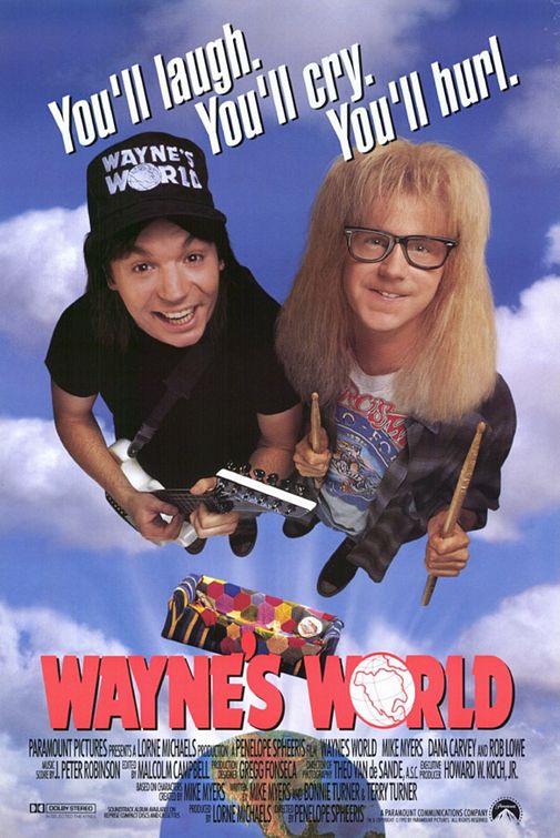 the movie poster: Wayne's World (1992) ver2