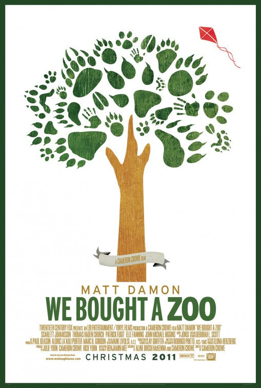 1000 piece jigsaw puzzle for the movie poster: We Bought a Zoo (2011) ver2