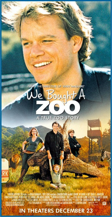 1000 piece jigsaw puzzle for the movie poster: We Bought a Zoo (2011) ver8