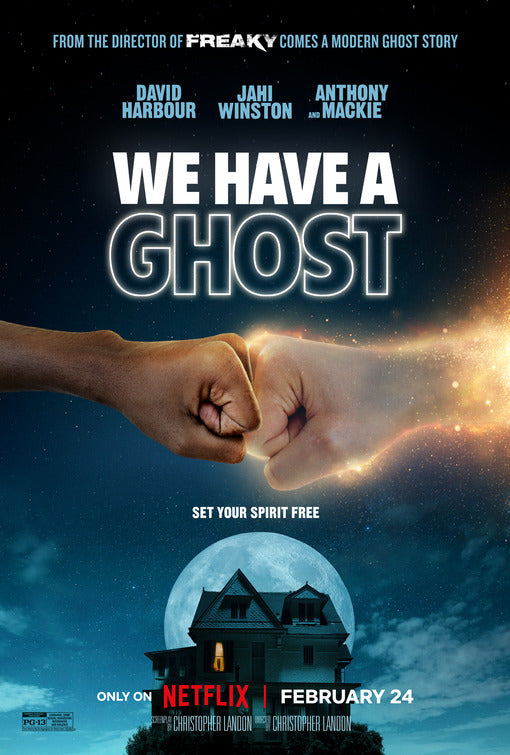 1000 piece jigsaw puzzle for the movie poster: We Have a Ghost (2023)