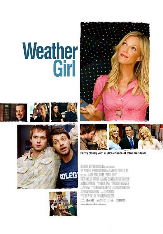 1000 piece jigsaw puzzle for the movie poster: Weather Girl (2009)