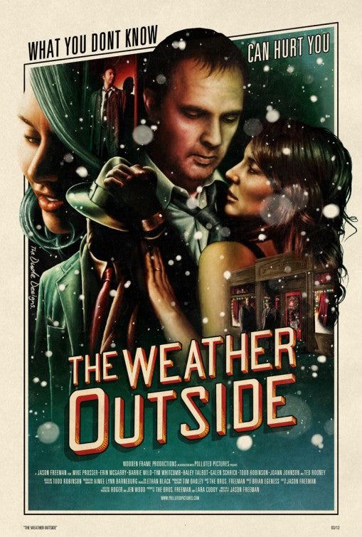 1000 piece jigsaw puzzle for the movie poster: The Weather Outside (2012)