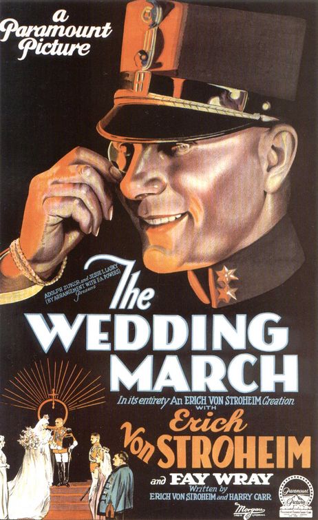 the movie poster: The Wedding March (1928)