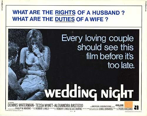 the movie poster: Wedding Night (1970) ver2