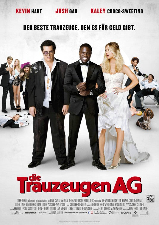 1000 piece jigsaw puzzle for the movie poster: The Wedding Ringer (2015) ver2