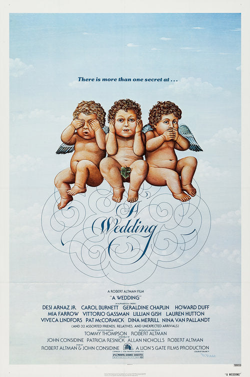 the movie poster: A Wedding (1978) ver3