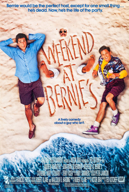 the movie poster: Weekend at Bernie's (1989)
