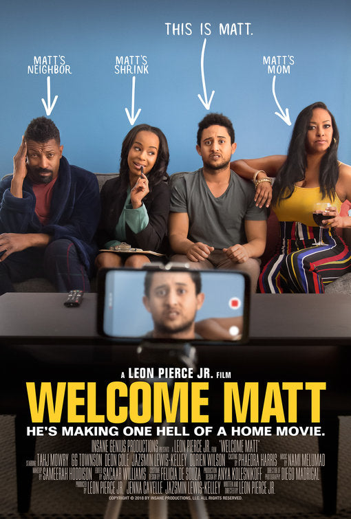 1000 piece jigsaw puzzle for the movie poster: Welcome Matt (2018)