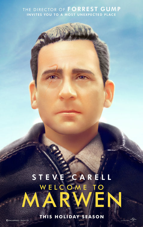 1000 piece jigsaw puzzle for the movie poster: Welcome to Marwen (2018)