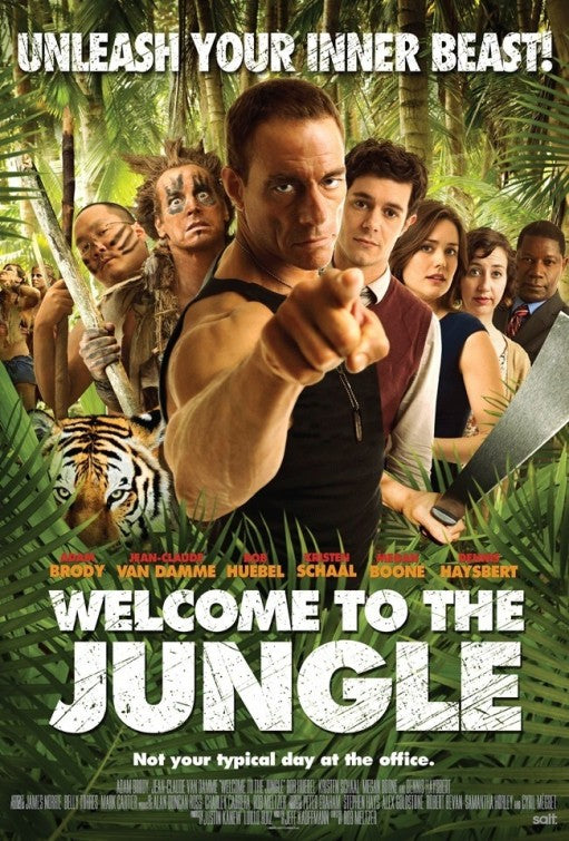 1000 piece jigsaw puzzle for the movie poster: Welcome to the Jungle (2014)