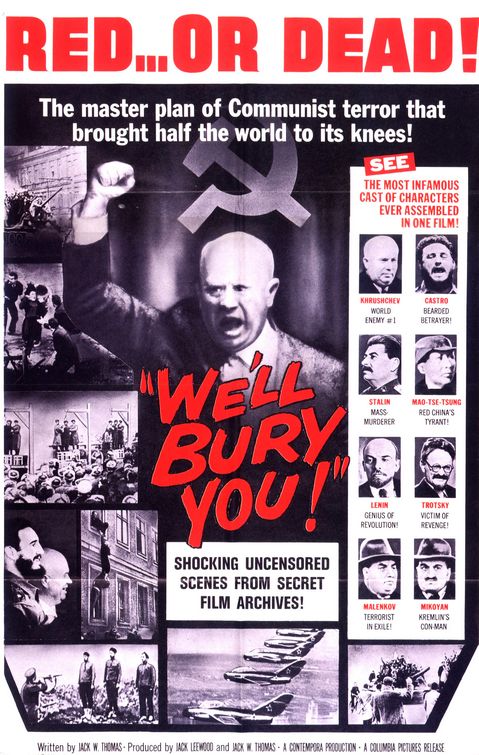 the movie poster: We'll Bury You (1962)
