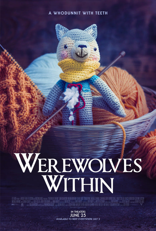 1000 piece jigsaw puzzle for the movie poster: Werewolves Within (2021)