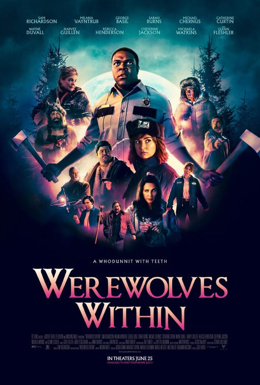 1000 piece jigsaw puzzle for the movie poster: Werewolves Within (2021) ver2