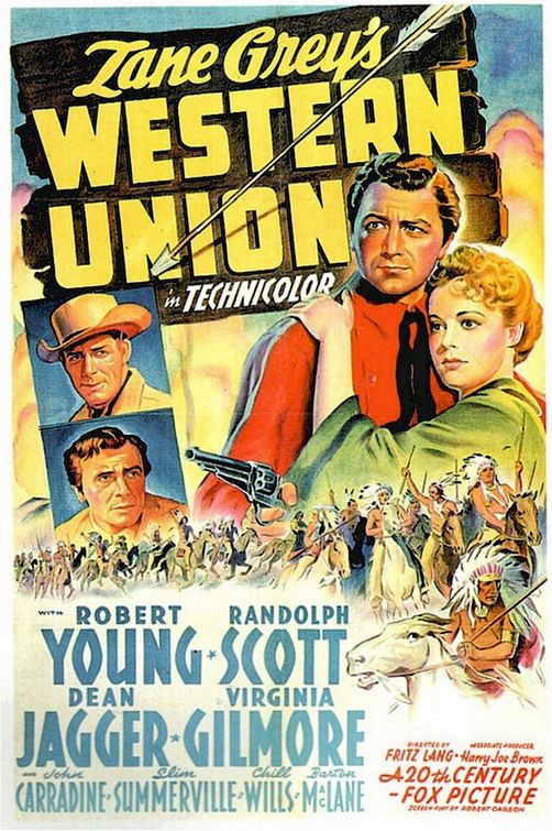 the movie poster: Western Union (1941)