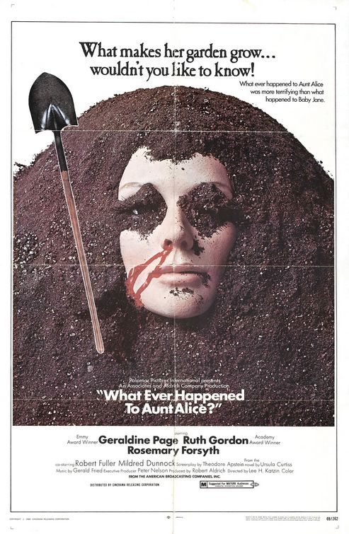 the movie poster: What Ever Happened to Aunt Alice? (1969)