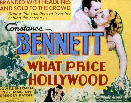 1000 piece jigsaw puzzle for the movie poster: What Price Hollywood? (1932) ver3