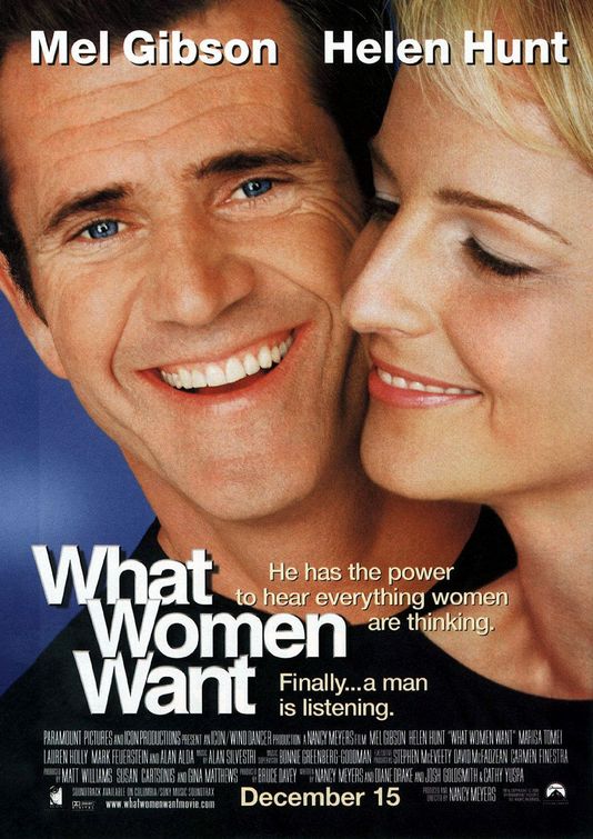 the movie poster: What Women Want (2000)
