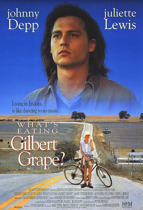 1000 piece jigsaw puzzle for the movie poster: What's Eating Gilbert Grape (1993) ver1