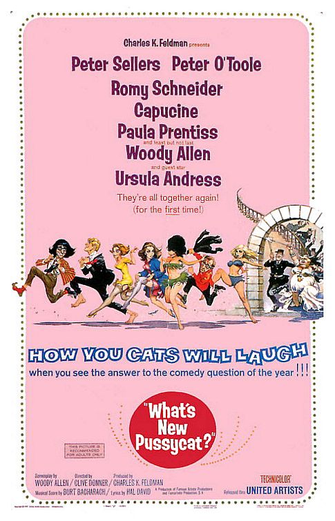 the movie poster: What's New, Pussycat (1965) ver2