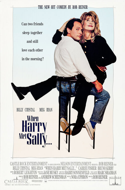 the movie poster: When Harry Met Sally... (1989) ver2