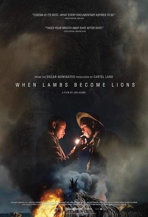 1000 piece jigsaw puzzle for the movie poster: When Lambs Become Lions (2019)