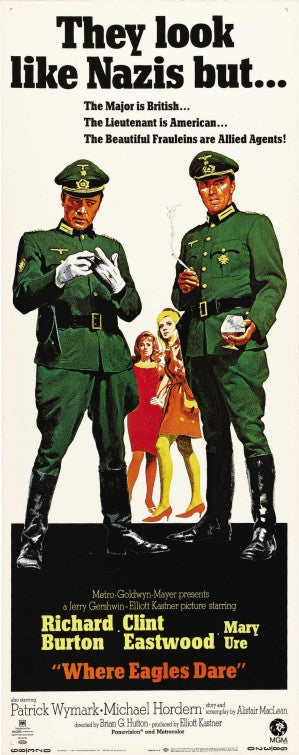 1000 piece jigsaw puzzle for the movie poster: Where Eagles Dare (1968) ver4