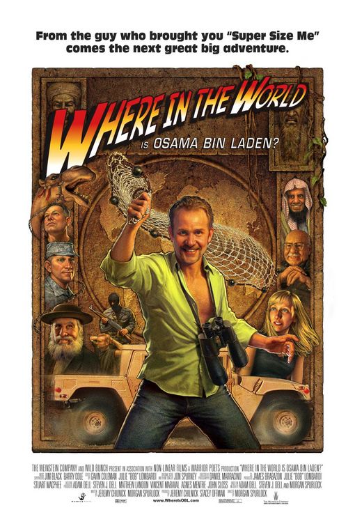 the movie poster: Where in the World Is Osama Bin Laden? (2008)