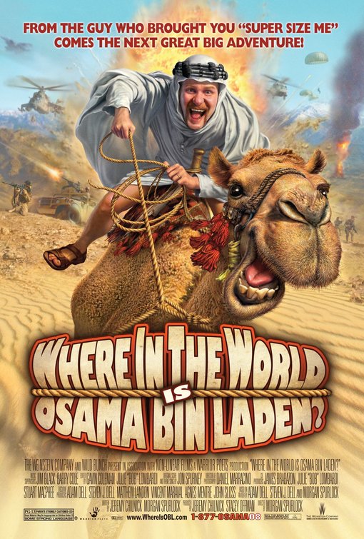 the movie poster: Where in the World Is Osama Bin Laden? (2008) ver2
