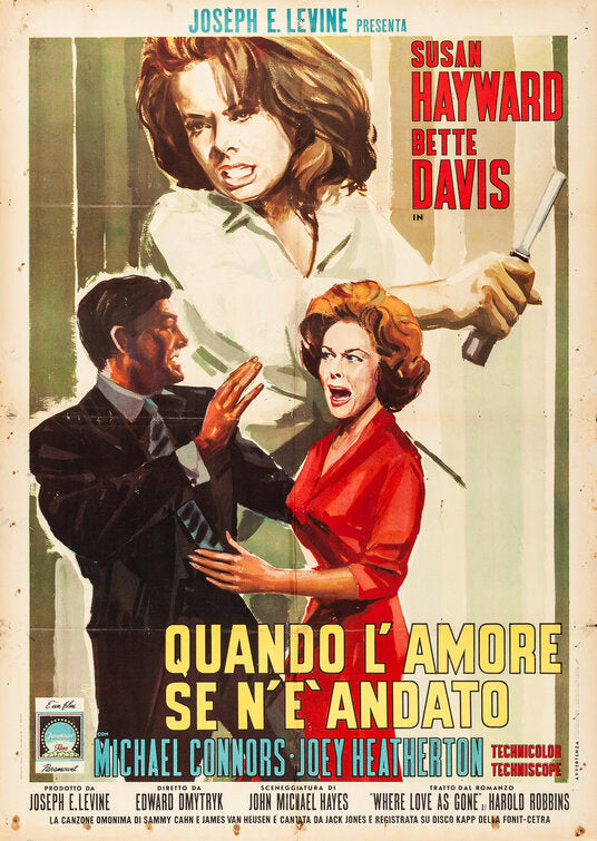 1000 piece jigsaw puzzle for the movie poster: Where Love Has Gone (1964) ver3